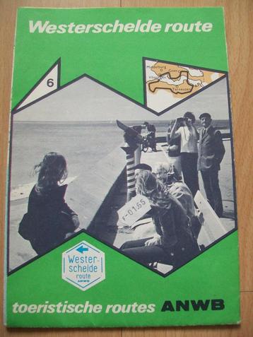 ANWB routekaart Westerschelde route toeristische routes 1975 beschikbaar voor biedingen