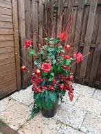 Kunstbloemen in bloempot - 130cm hoog, Ophalen, Zo goed als nieuw, Binnen