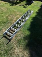 13807) alluminium  schuit ladder  2x10  treden, Doe-het-zelf en Verbouw, Ladders en Trappen, Ophalen of Verzenden