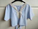 Zeer leuke en zomerse crop top! Maat 34/XS., Only, Blauw, Nieuw, Ophalen of Verzenden