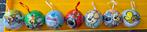 7 Woezel&Pip Kerstballen, Diversen, Kerst, Ophalen of Verzenden, Gebruikt