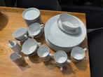 Arzberg Tric wit 37-delig servies in moderne, strakke stijl, Ophalen of Verzenden, Zo goed als nieuw, Porselein, Overige stijlen