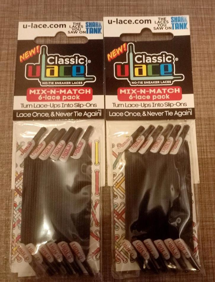 Classic U Lace, 2 pakken van zes stuks, NIEUW, Kinderen en Baby's, Kinderkleding | Schoenen en Sokken, Zo goed als nieuw, Jongen of Meisje