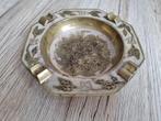 Prachtige Antiek Vintage Koper Messing Asbak met mooi Dessin, Verzamelen, Verzenden, Gebruikt, Asbak