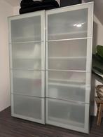Schuifdeuren melkglas geschikt voor een pax kast 150x201cm, Ophalen, 200 cm of meer, Pax, 50 tot 75 cm