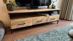 Industrieel tv-meubel 150cm breed, Huis en Inrichting, Ophalen, 100 tot 150 cm, Zo goed als nieuw, Metaal