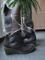 Prachtige warme laarzen, 41, Boho stijl, leer/suede/nepbont, Hoge laarzen, Overige kleuren, Ophalen of Verzenden, Zo goed als nieuw