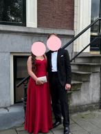 Rode galajurk met split, Maat 38/40 (M), Galajurk, Honneloeloe, Ophalen of Verzenden
