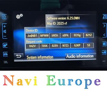 TOYOTA TOUCH 2 USB NAVIGATIE UPDATE 2025 V1 beschikbaar voor biedingen