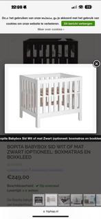 Witte Bopita Babybox Sid, Kinderen en Baby's, Boxen, Ophalen, Zo goed als nieuw, Rechthoekig, In hoogte verstelbaar