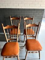 Leren Eetkamerstoelen - Set van 4, Antiek en Kunst, Ophalen
