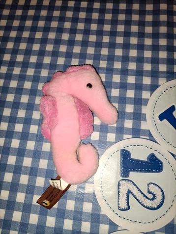 Ravendsen roze zeepaardje knuffel 15 cm groot  beschikbaar voor biedingen