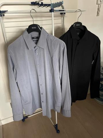 Hugo Boss Overhemden Set - Blauw & Zwart beschikbaar voor biedingen