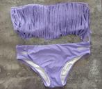 Paarse fringe bikini maat S, Ophalen of Verzenden, Zo goed als nieuw, Paars, Bikini