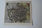 HARLINGEN PLATTEGROND ANNO 1662 GUICCIARDINI Gravure GC3, Gelezen, Jan Jans, Verzenden, Voor 1800