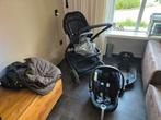 joolz geo 3 met maxicosi (ligstand) en 360gr isofix base, Gebruikt, Ophalen, Overige merken, Verstelbare duwstang