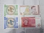 Kyrgyzstan 4 biljetten UNC, Ophalen of Verzenden, Midden-Oosten