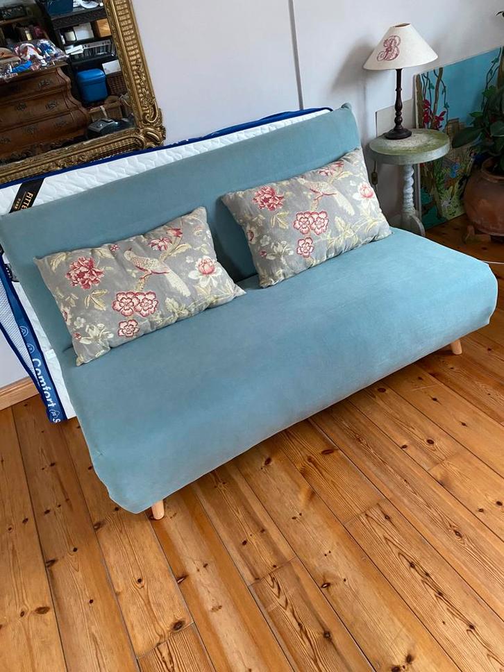 Slaapbank van maisons du monde, Huis en Inrichting, Slaapkamer | Slaapbanken, Zo goed als nieuw, Overige maten, 200 cm, Tweepersoons