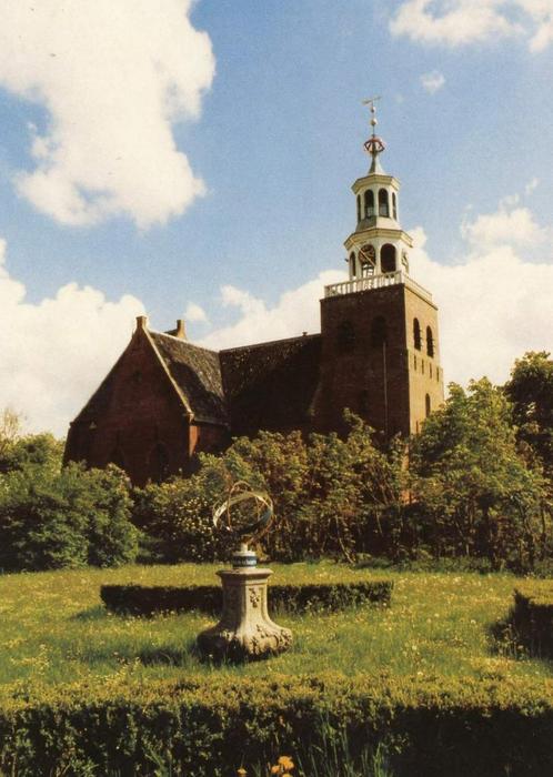 PIETERBUREN Ned. Herv. Kerk met Botanische Tuin, Verzamelen, Ansichtkaarten | Nederland, Ongelopen, Groningen, 1980 tot heden