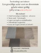 Stratenmaker actie!, Tuin en Terras, Ophalen, Zo goed als nieuw, Beton, Terrastegels