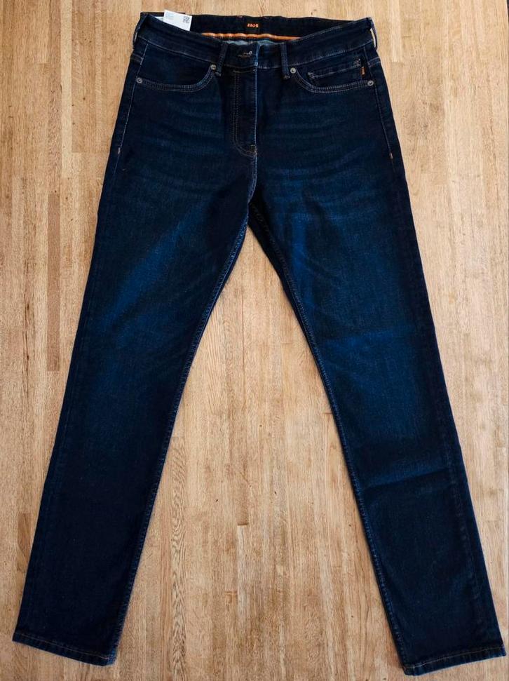 Heren slim tapered fit jeans Hugo Boss, blauw, maat 30/32, Kleding | Heren, Spijkerbroeken en Jeans, Nieuw, W32 (confectie 46) of kleiner