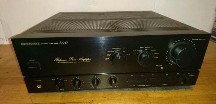 Pioneer A-717 Versterker - Topklasse!, Audio, Tv en Foto, Versterkers en Receivers, Gebruikt, Stereo, 120 watt of meer, Pioneer