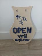 Keramiek Winkelbord Open/Gesloten, Ophalen of Verzenden