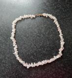 Rozenkwarts splitketting, Sieraden, Tassen en Uiterlijk, Nieuw, Ophalen of Verzenden, Steen of Mineraal, Roze