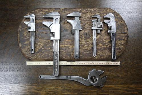 pijptang wrench set deco antiek, Antiek en Kunst, Antiek | Woonaccessoires, Ophalen of Verzenden