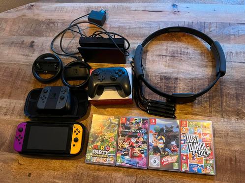 Nintendo Switch Bundel – Pro Controller & Ring Fit, Spelcomputers en Games, Spelcomputers | Nintendo Switch, Gebruikt, Switch Original