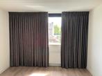 Antraciet velvet gordijnen, Huis en Inrichting, Stoffering | Gordijnen en Lamellen, Ophalen of Verzenden, Zo goed als nieuw, 200 cm of meer
