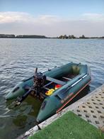 Kolibri rubberboot met 4pk buitenboordmotor, Watersport en Boten, Rubberboten, Gebruikt, Hout, Benzine, Minder dan 70 pk