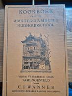 Oud Kookboek Amsterdamse Huishoudschool - C.J. Wannée, Boeken, Kookboeken, Gelezen, Hoofdgerechten, Vegetarisch, Nederland en België