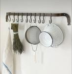 Kapstok / wandrek brocante / vintage / industrieel Nordal, Ophalen of Verzenden, Nieuw, Metaal, Wandkapstok