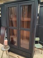 Mooie vitrinekast buffetkast kast, Ophalen, Zo goed als nieuw, 25 tot 50 cm, 150 tot 200 cm