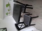 Ikea uitschuiftafel met 2 stoelen, Huis en Inrichting, Tafels | Eettafels, Ophalen, Gebruikt, Rechthoekig, 50 tot 100 cm