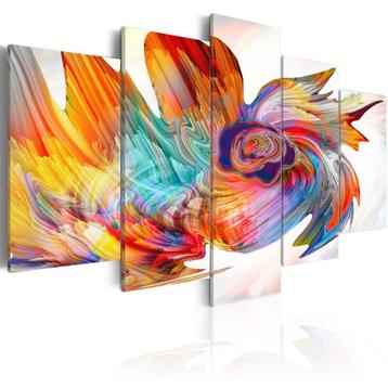 341 Colors Abstract Art 5 Luik Canvas Schilderij 200x100cm beschikbaar voor biedingen