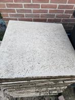 Gratis witte sierbestrating tegels 60x60, Tuin en Terras, Tegels en Klinkers, Ophalen, Gebruikt, Beton, Terrastegels