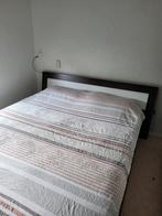 Goossens Bed 160200 met Elektrische Lattenbodems, Ophalen, Bruin, Tweepersoons, 200 cm