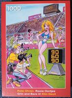 Legpuzzel Rooie oortjes 1000 stukjes Fame compleet., Ophalen, 500 t/m 1500 stukjes, Gebruikt, Legpuzzel