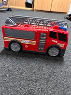 Speelgoed Brandweerauto met Ladder met geluid en licht, Kinderen en Baby's, Ophalen of Verzenden, Zo goed als nieuw, Afstandsbediening