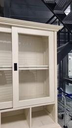 Kast buffetkast , vitrine kast. witte crème kleur, Huis en Inrichting, Gebruikt, Overige materialen, 100 tot 150 cm, 200 cm of meer