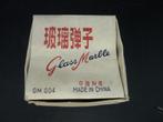Vintage doosje grote glazen knikkers China, Ophalen of Verzenden, Zo goed als nieuw