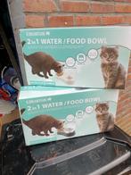 2 x nieuwe water en drinkbak voor katten, Nieuw, Ophalen of Verzenden
