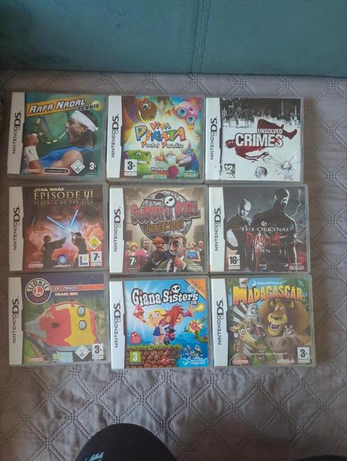 9 Nintendo DS spellen, Spelcomputers en Games, Games | Nintendo DS, Zo goed als nieuw, 1 speler, Vanaf 3 jaar, Ophalen