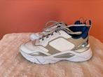 Guess wit met blauw sneakers / gympen maat 37, Guess, Verzenden, Wit, Sneakers of Gympen