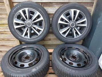 Velgen + winterbanden 195/55R15 -  VW Golf 4/ Audi A3 / seat beschikbaar voor biedingen