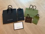 Gucci papieren tassen, Ophalen of Verzenden, Zo goed als nieuw, Groen, Overige typen