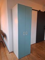 Smastad/Stuva Kast met draadmand, 5 planken en roede, Ophalen, 50 tot 100 cm, 150 tot 200 cm, Met hangruimte