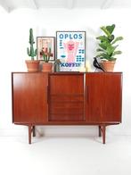 Vintage teak houten dressoir | buffetkast teak Deens design, Ophalen of Verzenden, Huis en Inrichting